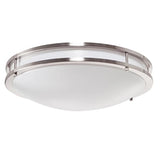4 Pack Special: 12" LED Nickel Ring Ceiling Luminaire in Warm White - LED Overstock