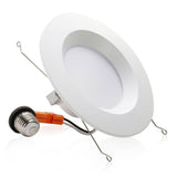 6 Inch LED Downlights 15W Smooth Trim - LED Overstock