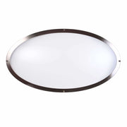 Ringed Oval Decorative Ceiling Fixture Lux - LED Overstock